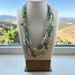 Fluorite Beaded Necklace
